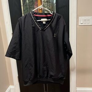 Black Cutter & Buck Short Sleeve Windbreaker Golf